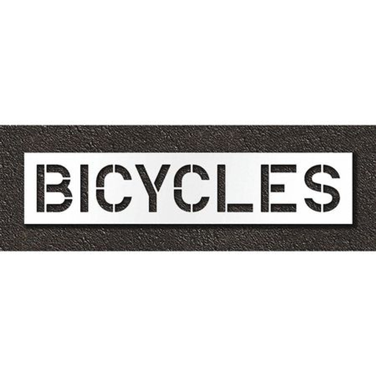 RAE STL-108-71218 PAVEMENT STENCIL BICYCLES RAE STL-108-71218 PAVEMENT STENCIL BICYCLES