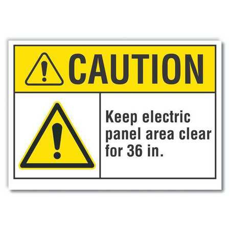 LYLE LCU3-0041-ED_10x7 CAUTION SIGN 10 W 7 H 0.004 THICKNESS