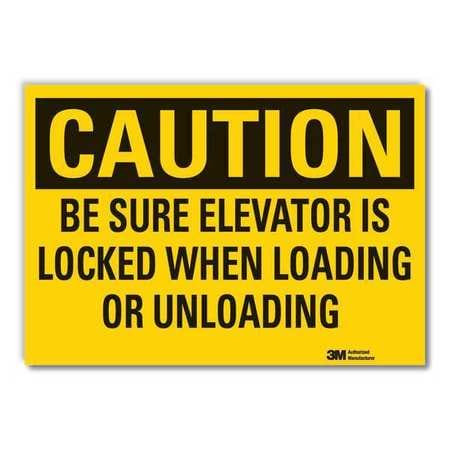 LYLE LCU3-0426-ED_14x10 CAUTION SIGN 14 W 10 H 0.004 THICKNESS