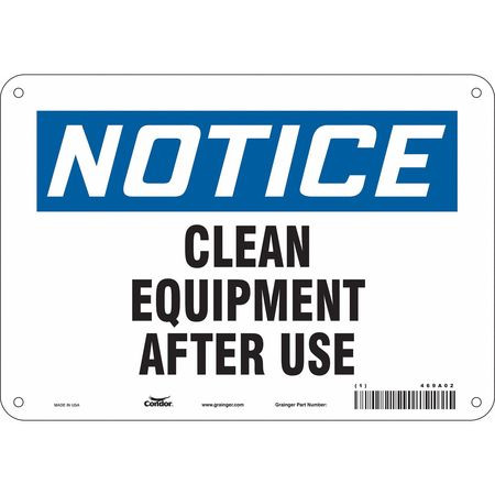 CONDOR USA INC 469A02 SAFETY SIGN 10 7 0.032 THICKNESS