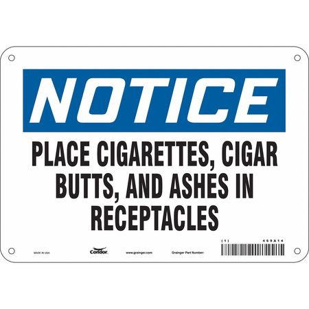 CONDOR USA INC 469A14 SAFETY SIGN 10 7 0.032 THICKNESS