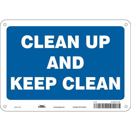 CONDOR USA INC 468Y32 SAFETY SIGN 10 7 0.032 THICKNESS