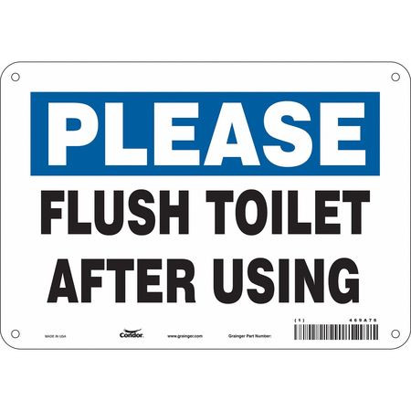 CONDOR USA INC 469A76 SAFETY SIGN 10 7 0.032 THICKNESS