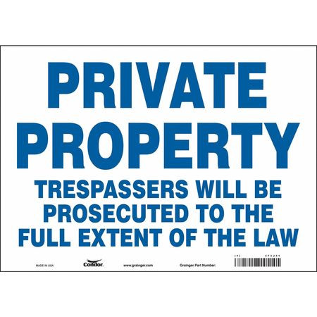 CONDOR USA INC 473J41 SAFETY SIGN,10 IN X 14 IN,VINYL