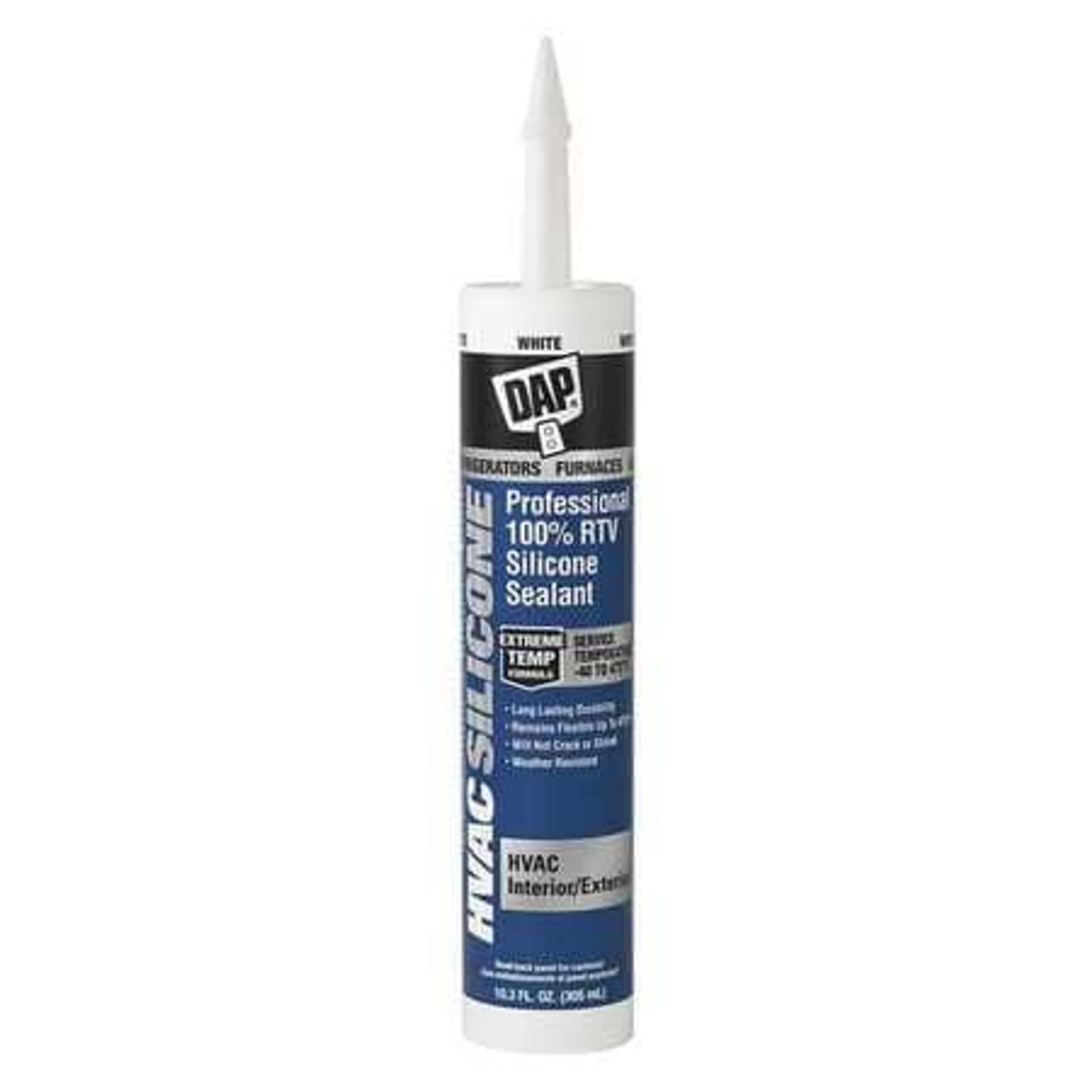 DAP PRODUCTS INC 08010 RTV SILICONE SEALANT,WHITE,10.3 OZ. SIZE