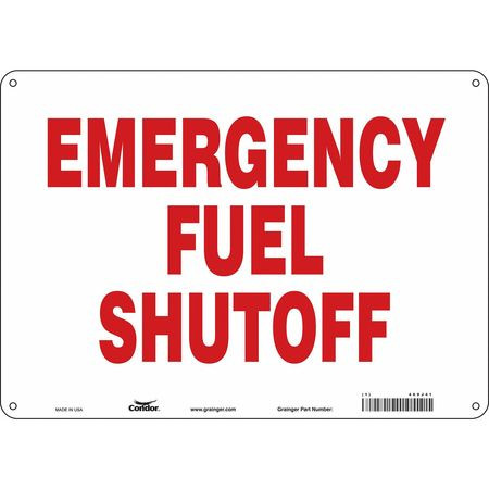 CONDOR USA INC 469J41 SAFETY SIGN,10 IN X 14 IN,ALUMINUM