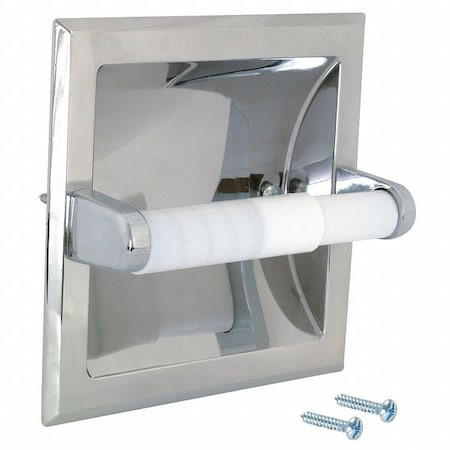 GRAINGER GLOBAL SOURCING 15209 TOILET PAPER HOLDER,(1) ROLL,POLISHED