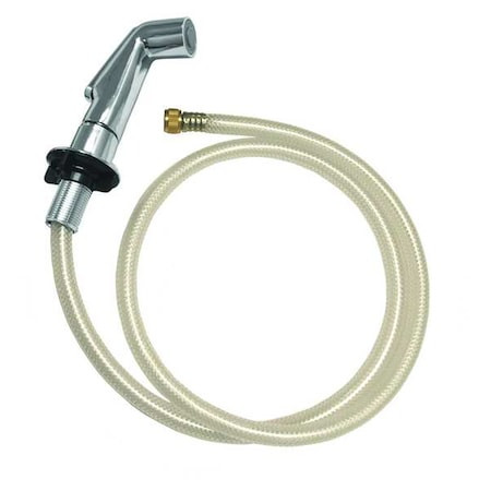 GRAINGER GLOBAL SOURCING 30174 SIDE SPRAY HEAD WITH HOSE,PLASTIC,5"