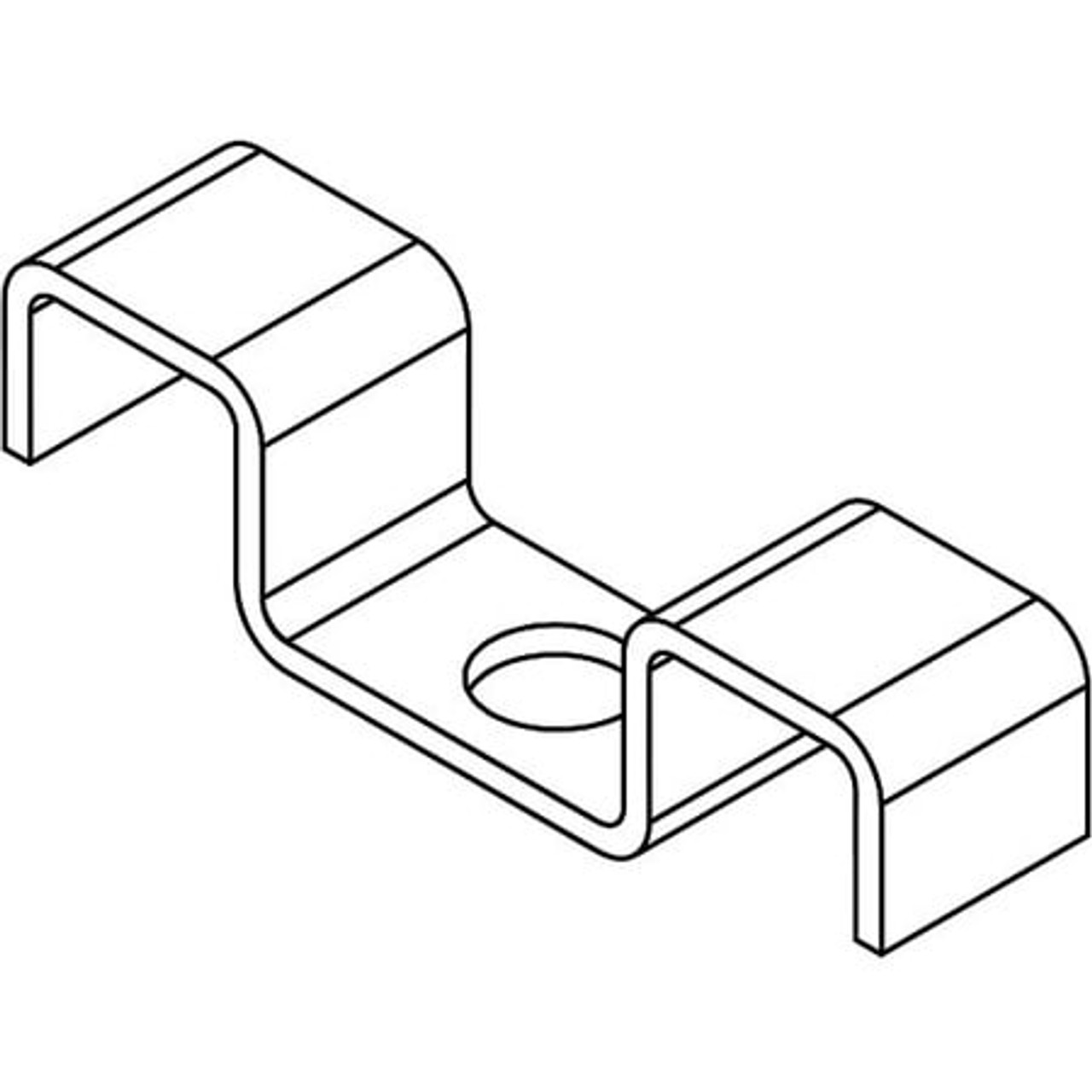 FIBERGRATE COMPOSITE STRUC INC. 876030 GRATING CLIP 316 STAINLESS STEEL PK25