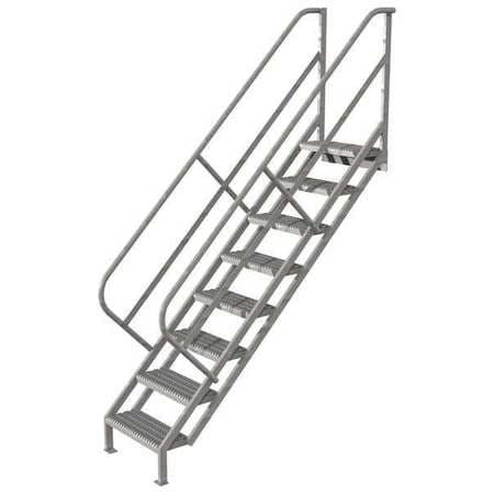 TRI-ARC WISS108242 STAIR UNIT STEEL 8 STEPS 450 LB LD CAP.