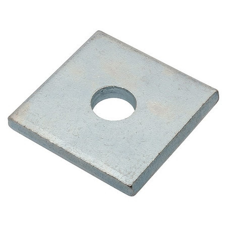 GRAINGER GLOBAL SOURCING Z8954-ZN SQUARE WASHER STEEL FITS BOLT 1/2 