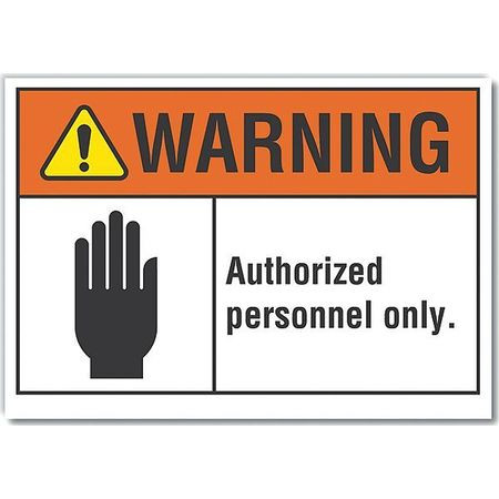 LYLE LCU6-0012-ED_14x10 WARNING SIGN 14 W 10 H 0.004 THICKNESS