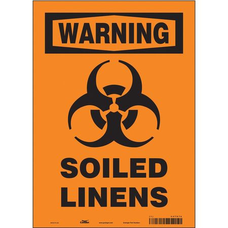 CONDOR USA INC 447X76 BIOHAZARD SIGN 10 W 14 H 0.004 THICK