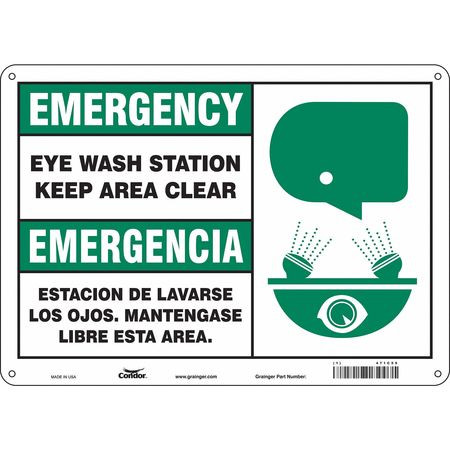 CONDOR USA INC 471C55 SAFETY SIGN 14 W X 10 H 0.032 THICK