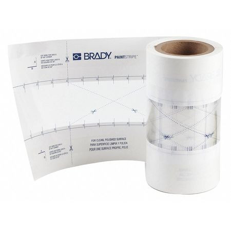 BRADY SPC ABSORBENTS 148814 FLOOR STENCIL,POLYPROPYLENE,5" OVERALL H