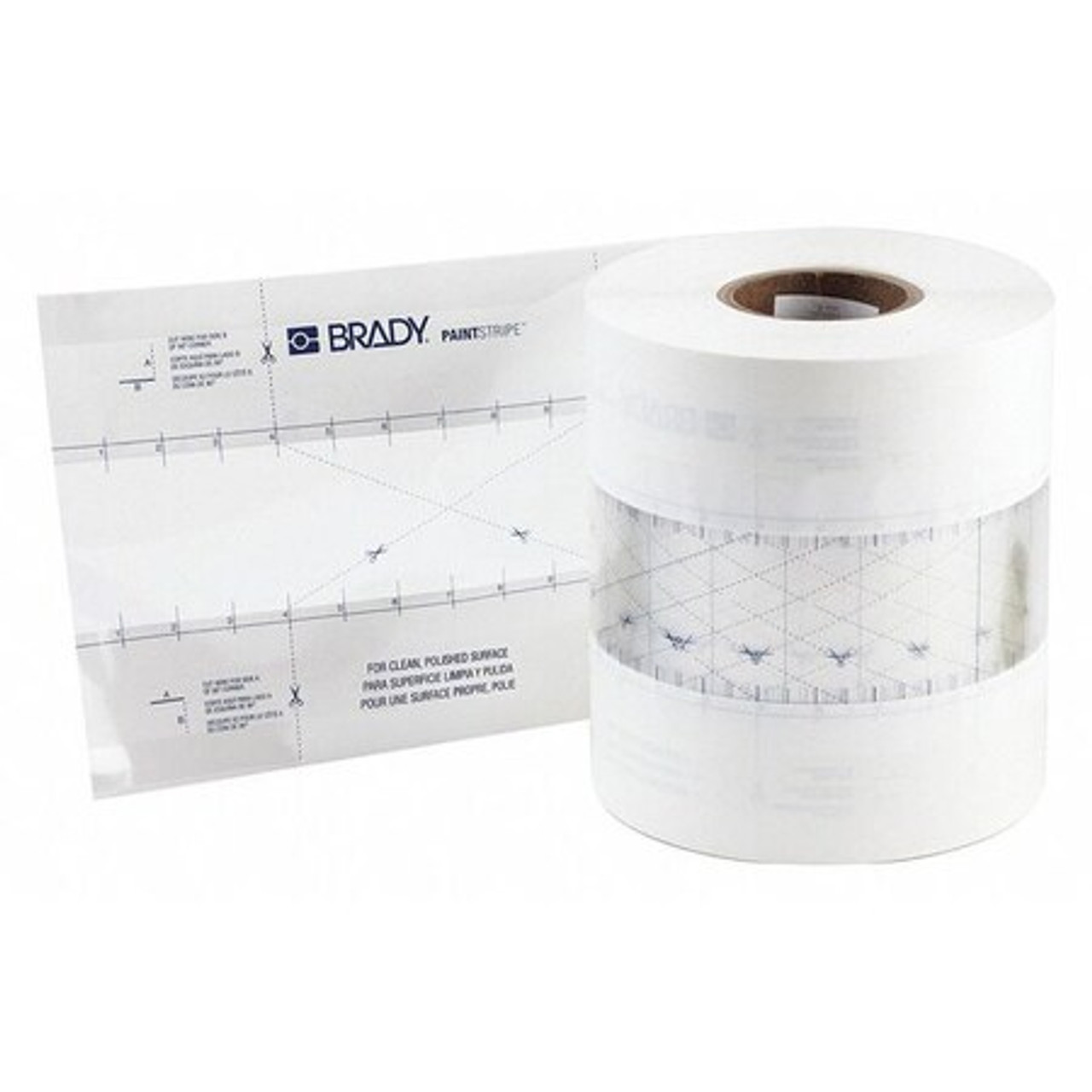 BRADY SPC ABSORBENTS 148819 FLOOR STENCIL,POLYPROPYLENE,5" OVERALL H