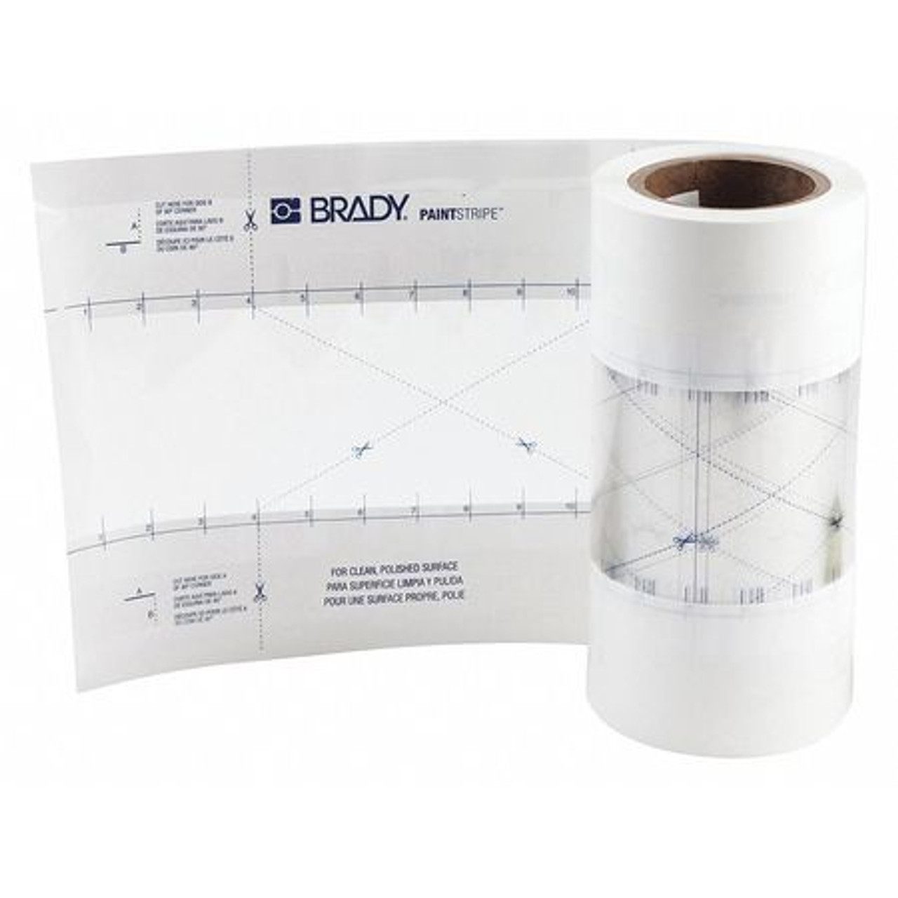 BRADY SPC ABSORBENTS 148806 FLOOR STENCIL,POLYPROPYLENE,6" OVERALL H