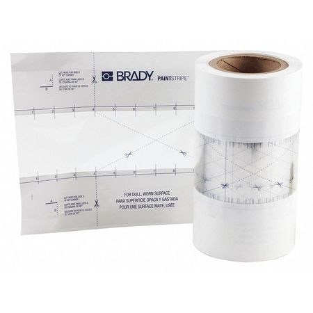 BRADY SPC ABSORBENTS 148809 FLOOR STENCIL POLYESTER 5 OVERALL H