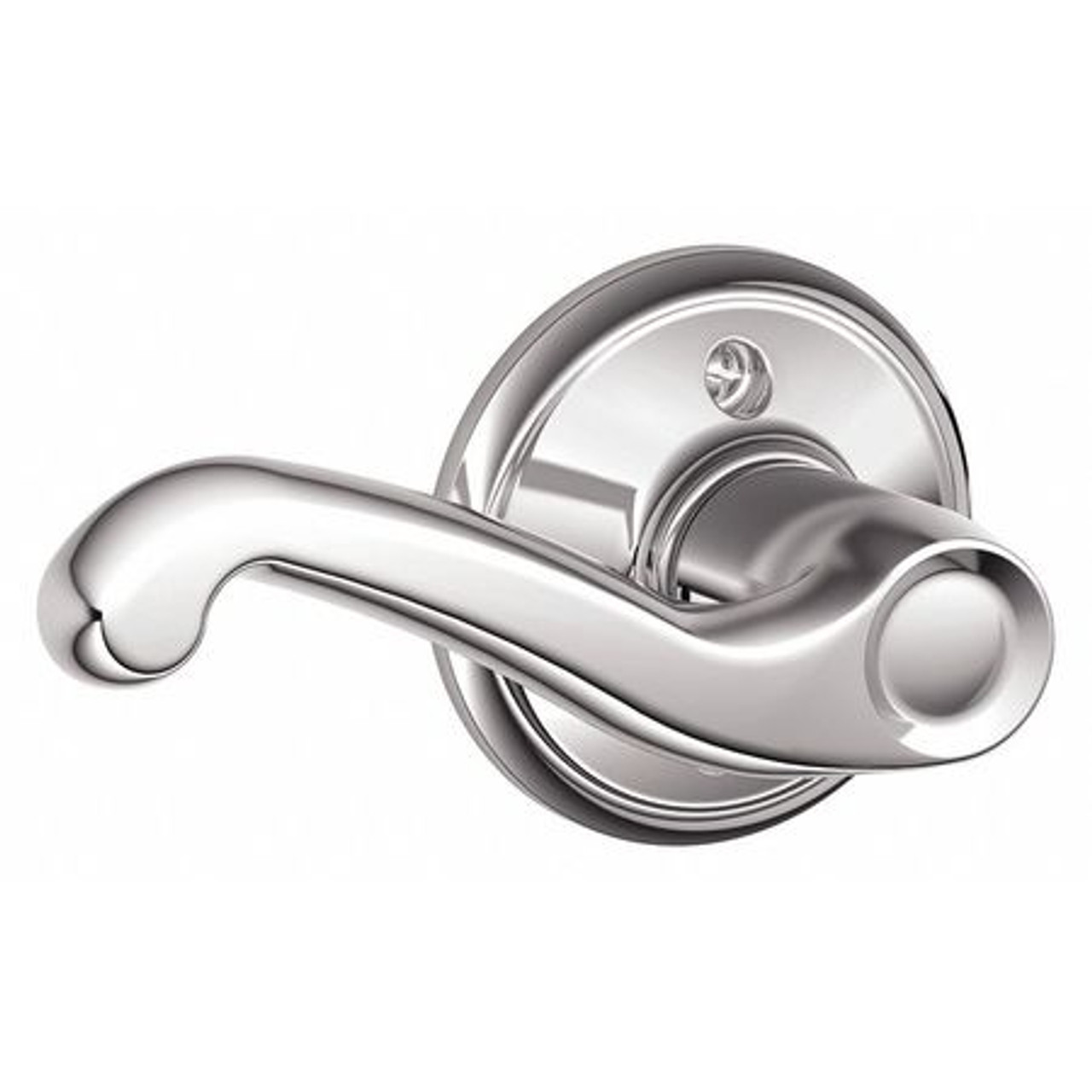 SCHLAGE F170 FLA 625 LH GRADE 2 SINGLE DUMMY, FLAIR LEVER, BRIGH