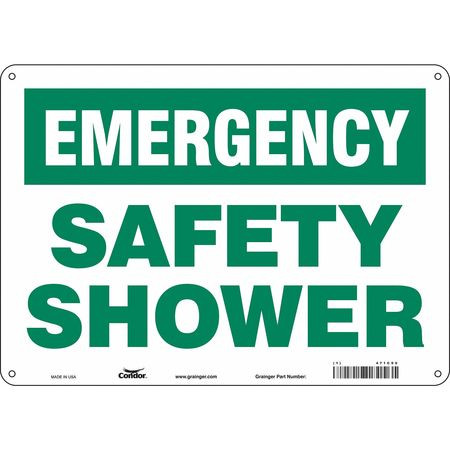 CONDOR USA INC 471C90 SAFETY SIGN 14 W X 10 H 0.055 THICK