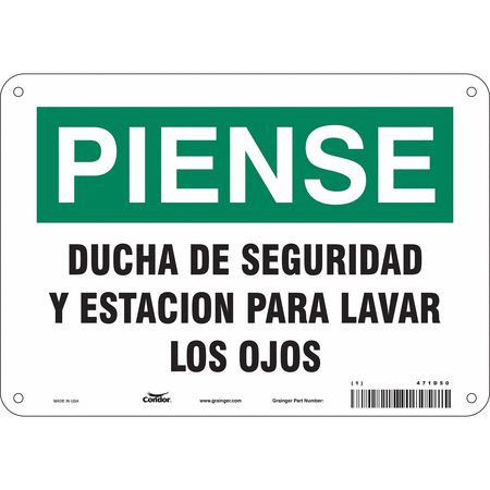CONDOR USA INC 471D50 SAFETY SIGN 10 W X 7 H 0.055 THICK
