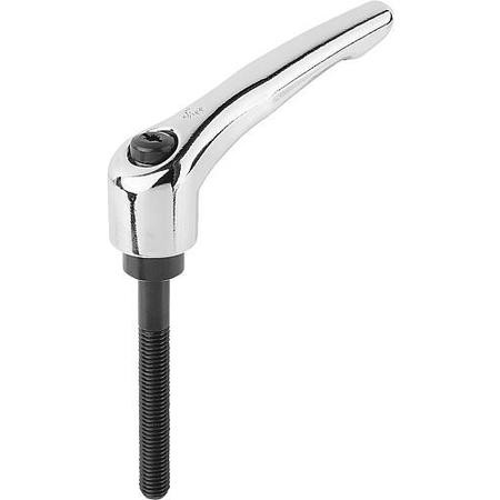 KIPP K0122.5166X60 ADJUSTABLE HANDLE M16 ZINC