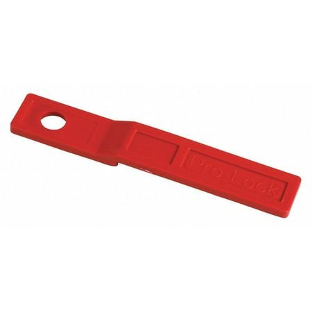 BRADY SPC ABSORBENTS 122256 CABLE LOCKOUT,RED,NO BODY
