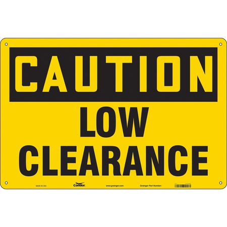 CONDOR USA INC 477L80 TRAFFIC SIGN 36 W 24 H 0.004 THICKNESS