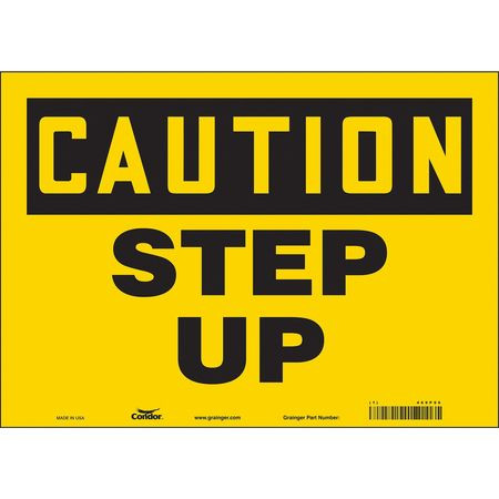 CONDOR USA INC 469P96 SAFETY SIGN,10 INX14 IN,VINYL