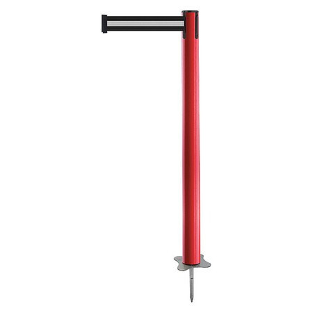 TENSABARRIER 884-21-STD-S3X-C SPIKE POST RED POST 43 H