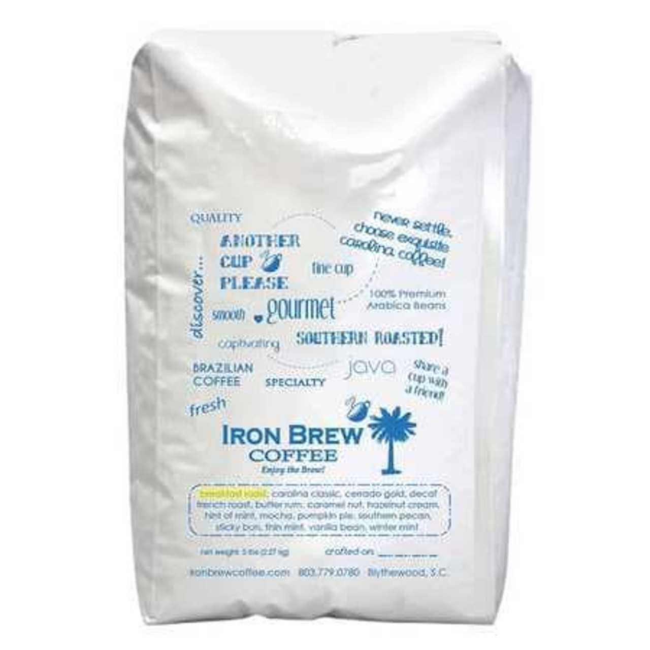 IRON BREW C-1CT5DCF COFFEE BREAKFAST ROAST DECAFF GROUND IRON BREW C-1CT5DCF COFFEE BREAKFAST ROAST DECAFF GROUND