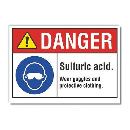 LYLE LCU4-0089-ND_5X3.5 DANGER SIGN 5 W X 3-1/2 H 0.001 THICK