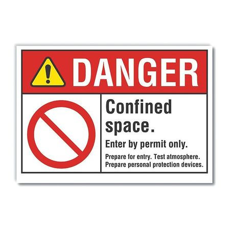 LYLE LCU4-0104-ND_5X3.5 DANGER SIGN 5 W X 3-1/2 H 0.001 THICK