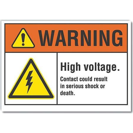 LYLE LCU6-0004-RD_10X7 DANGER SIGN 10 W X 7 H 0.001 THICK
