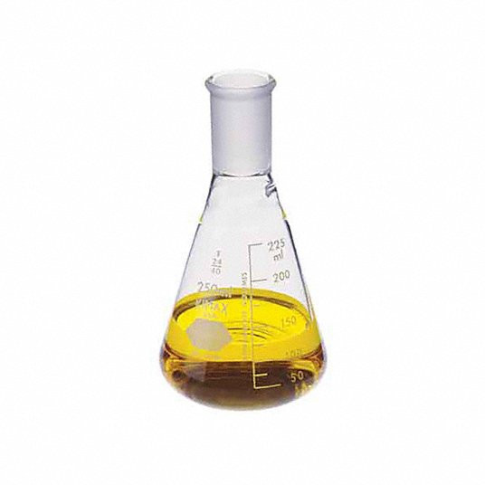 KIMBLE 26510-125 ERLENMEYER FLASK 125ML CLEAR PK12