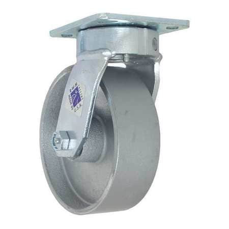 RWM 65-CIR-0820-S KINGPINLESS PLATE CASTER SWIVEL 1400 LB.