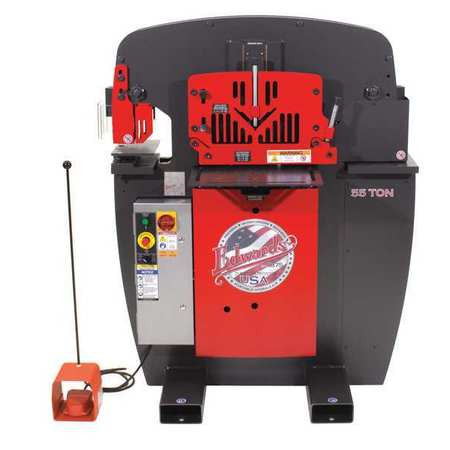 EDWARDS IW55-1P230-AC500 55 TON IRONWORKER 1 PHASE, 230 VOLT WITH