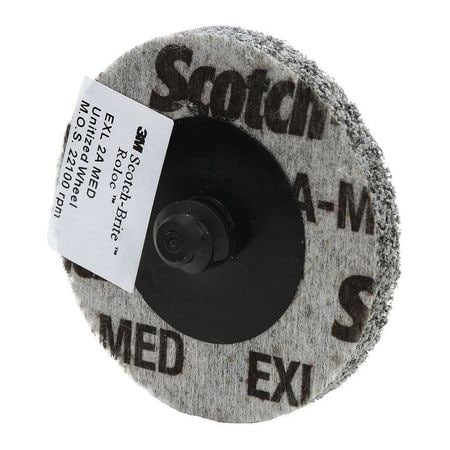 SCOTCH-BRITE 476Z63 UNITIZED WHEEL 2 W 2 DIA. FINE