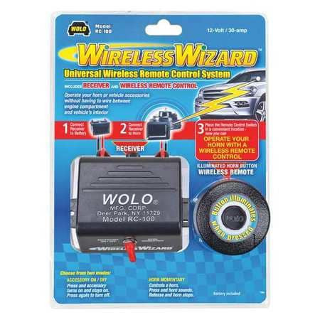 WOLO RC-100 REMOTE CONTROL SWITCH 3-1/4 L X 2-1/2 W