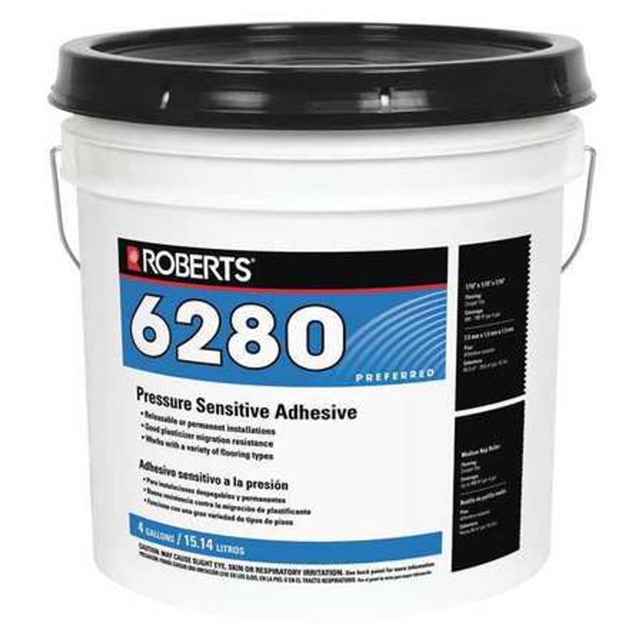 ROBERTS R6280-4 CONSTRUCTION ADHESIVE,4 GAL,PAIL