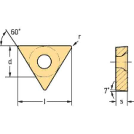 WALTER VALENITE TCGT110204-MM4 WSM01 TRIANGLE TURNING INSERT TCGT CARBIDE