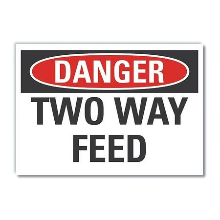 LYLE LCU4-0355-RD_5X3.5 DANGER SIGN 5 W X 3-1/2 H 0.001 THICK