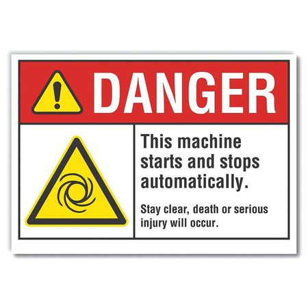 LYLE LCU4-0026-ND_7X5 DANGER SIGN 7 W X 5 H 0.001 THICK