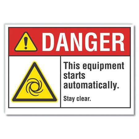 LYLE LCU4-0025-ND_10X7 DANGER SIGN 10 W X 7 H 0.001 THICK