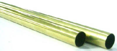 K S PRECISION METALS 9213 ROUND BRASS TUBE, .029 X 3/8 X 36-IN.
