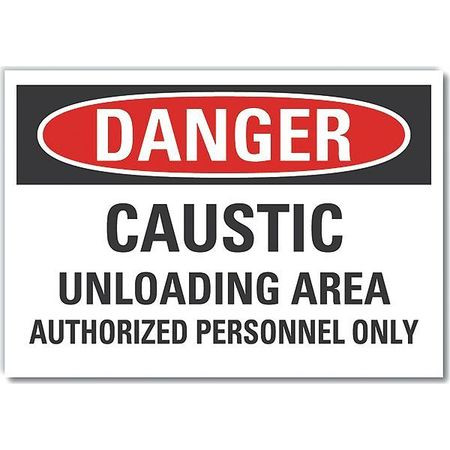 LYLE LCU4-0629-RD_10X7 DANGER SIGN 10 W X 7 H 0.001 THICK