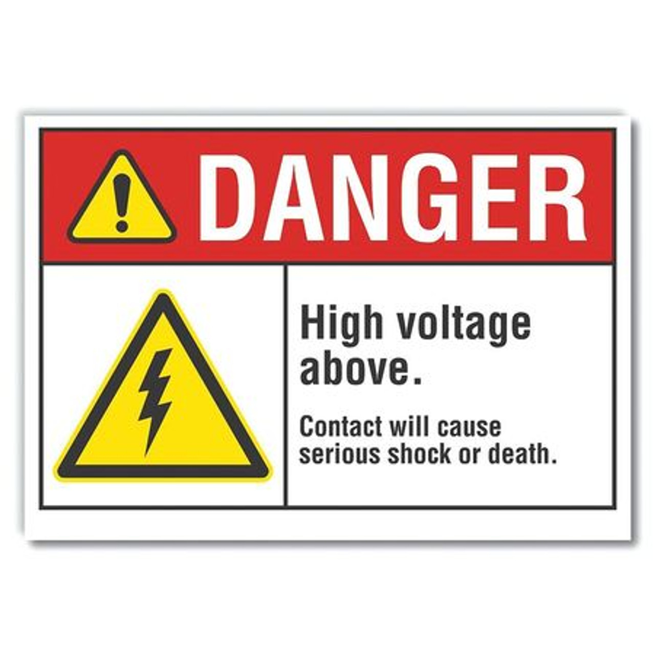 LYLE LCU4-0045-ND_7X5 DANGER SIGN 7 W X 5 H 0.001 THICK