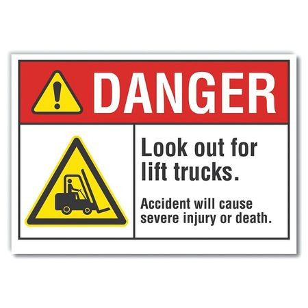 LYLE LCU4-0040-ND_7X5 DANGER SIGN 7 W X 5 H 0.001 THICK