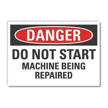 LYLE LCU4-0543-ND_14X10 DECAL DANGER DO NOT START 14 X10 