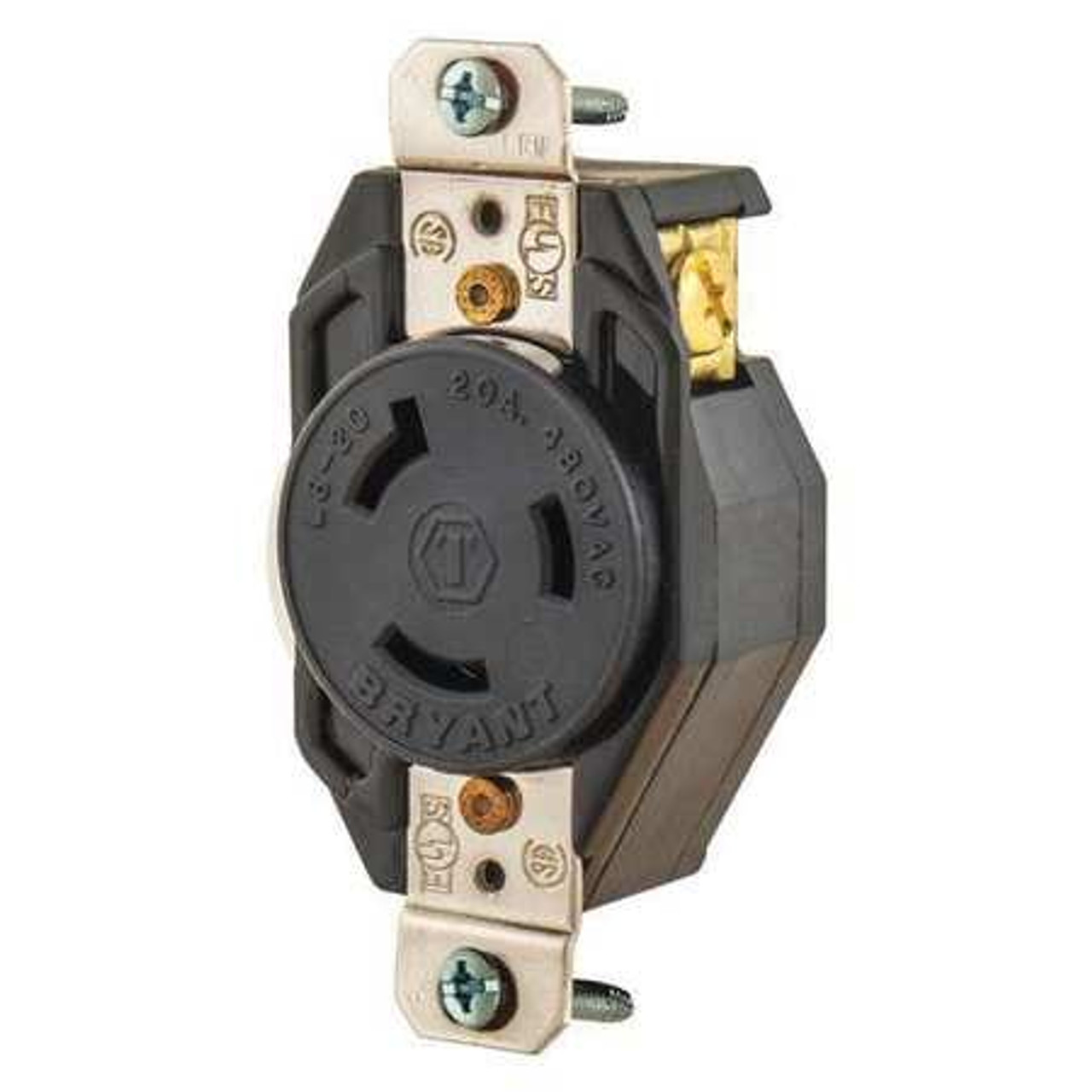 BRYANT 70820FR TWIST LOCK RECEPTACLES; RECEPTACLE/PART 